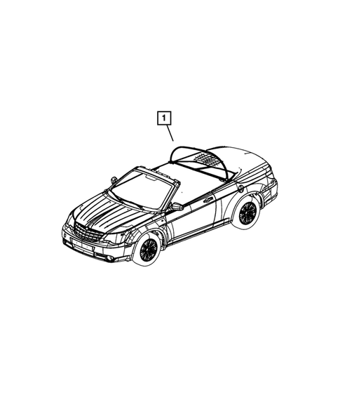 Roof for 2010 Chrysler Sebring #5