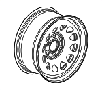 86508933 - Suspension: Wheel, Steel for GM Image