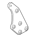 11517589205 - Cooling System: Water Pump Bracket for BMW: 535i GT, 535i GT xDrive, 640i, 640i Gran Coupe, 640i xDrive, 640i xDrive Gran Coupe, 740Li, ActiveHybrid 7 Image