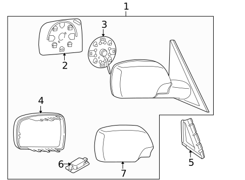 Mirrors for 2004 Land Rover Range Rover #0