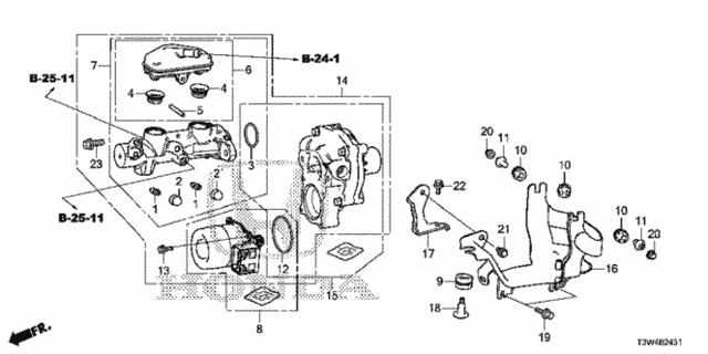 Tandem Motor Cylinder (2) for 2017 Honda Accord #0
