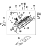 R8623633AA - Engine: Cylinder Head, Remanufactured for Mopar Image