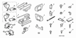 39797SE0004 - Accessory Components: RELAY ASSY., POWER (4P) (RC-2201) (MITSUBA) for Honda Image
