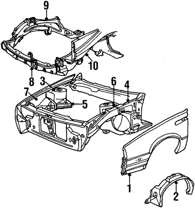 4293231 - Body: Fender for Mopar Image
