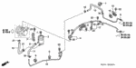 53728S0XA01 - Chassis: CLIP, RETURN PIPE for Honda Image