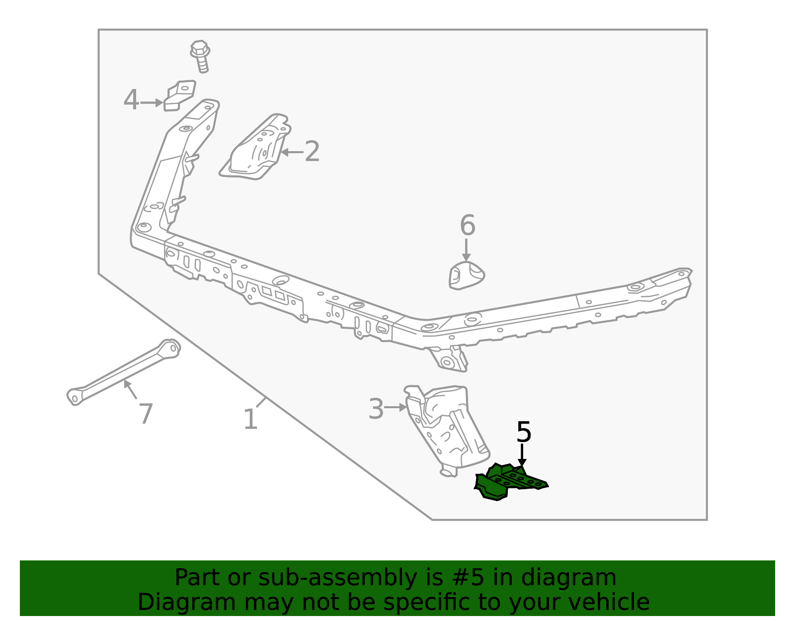 23214247 - High-Quality Front Passenger Side Fender Lower Bracket for ...
