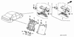 39794SL0J01 - Electrical/Exhaust/Heater/Fuel: RELAY ASSY., POWER (4P) (056700-7250) (DENSO) for Honda Image