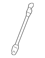74232S5A000 - Body: Support Rod for Acura Image