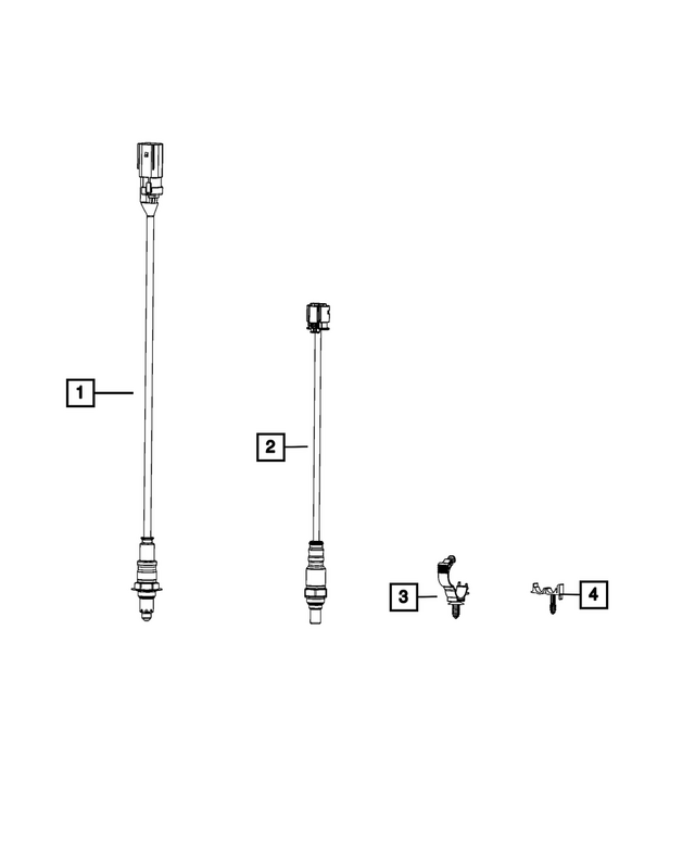 68502222AA - Electrical: Oxygen Sensor for Mopar Image image