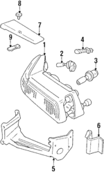 L0000881 - Electrical: Fog Lamp Bulb for Chrysler: TC Maserati | Dodge: Dakota, Neon Image
