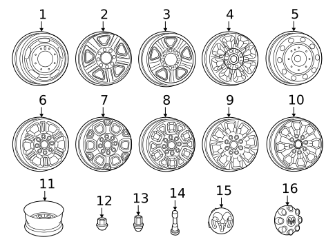 Wheels for 2022 Ram 3500 #0