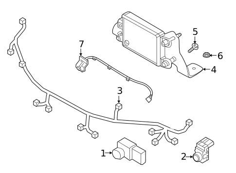 Parking Aid for 2019 Genesis G70 #1