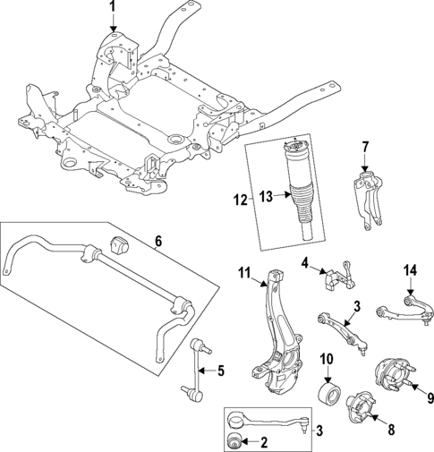Front Suspension for 2022 Land Rover Defender 90 #0