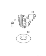 4780450 - Fuel: Plug for Chrysler: 300M, Aspen, Concorde, Pacifica, PT Cruiser, Voyager | Dodge: Durango, Intrepid, Ram 1500, Ram 2500, Ram 3500 | Jeep: Cherokee, Wrangler Image