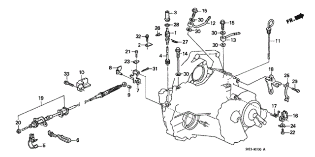 AT Control Wire for 1988 Honda CRX #0