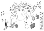 35112229128 - Pedals: Supporting Bracket, Foot Controls for BMW Image