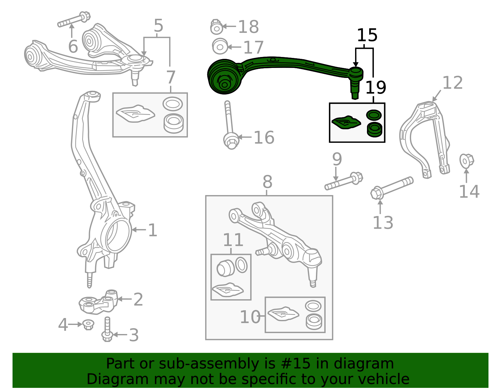 51380-TY2-A01 - 2014-2020 Acura RLX - Arm A, L Front (Lower) | All