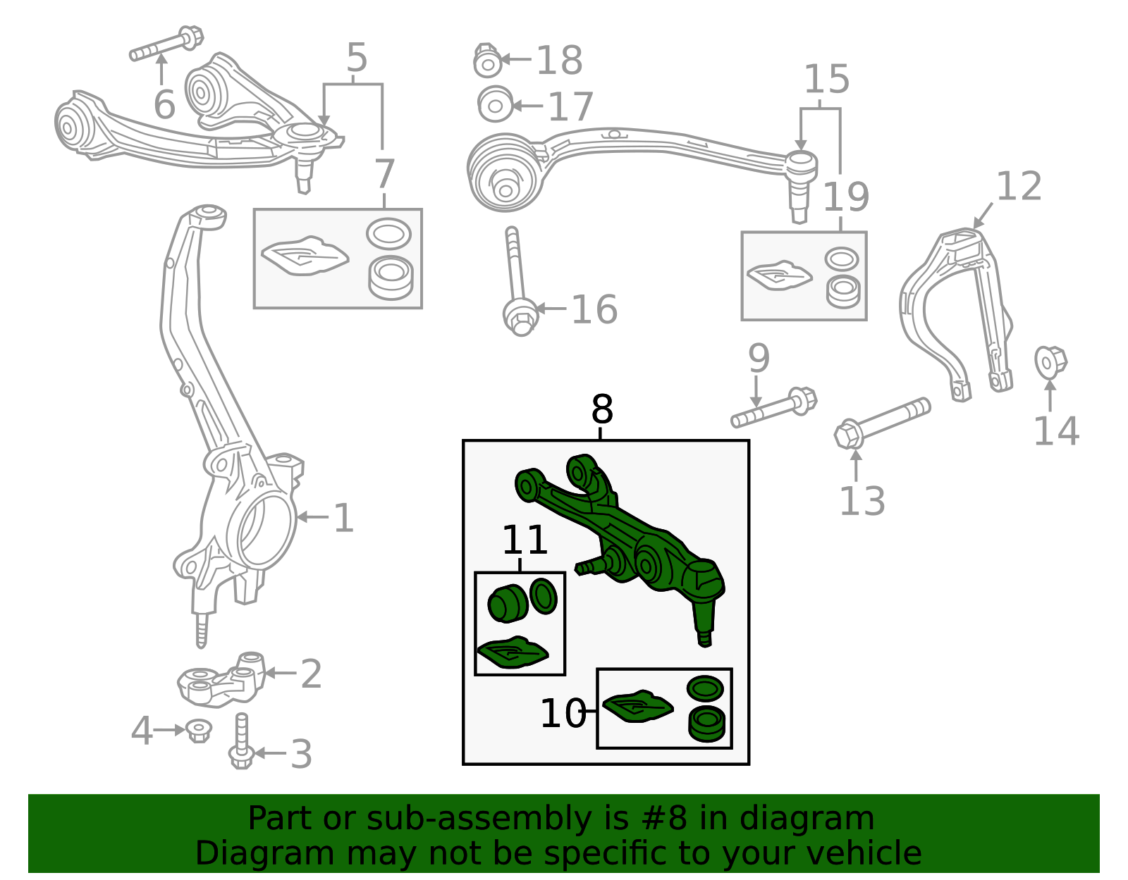 51350-TY2-A01 - 2014-2020 Acura RLX - Arm B, R Front (Lower) | All