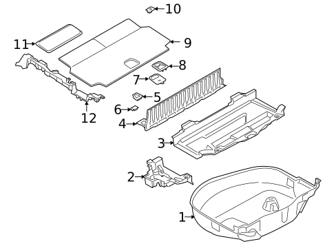 Interior Trim - Rear Body for 2021 BMW X7 #2