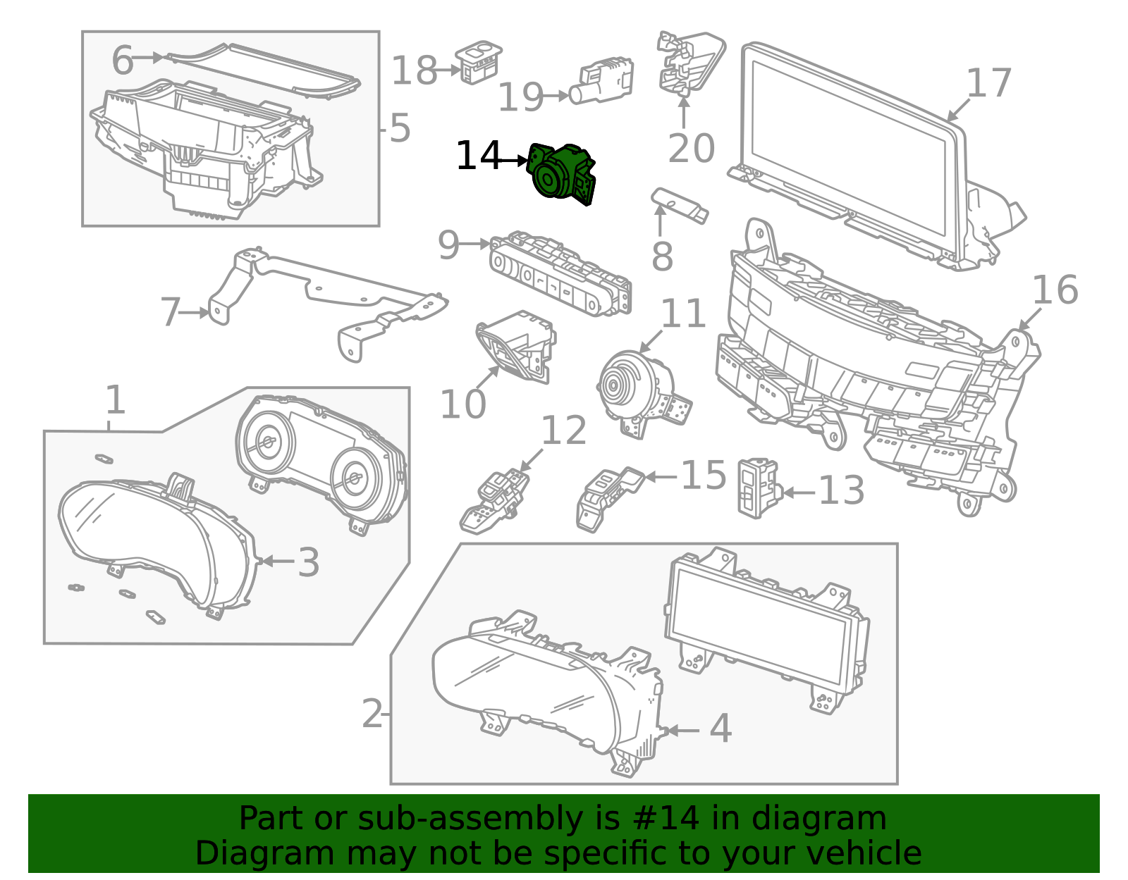 2021-2025 Acura TLX Ignition Switch 35881-TGV-A01 | OEM Parts Online