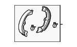43053SJA000 - : Park Brake Shoes for Acura Image