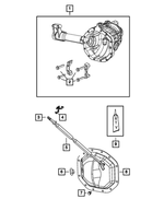 5013477AD - Front Axle; Corporate 205 MM; Differential and Drive Line: Rtv Sealant, Mounting for Mopar Image image