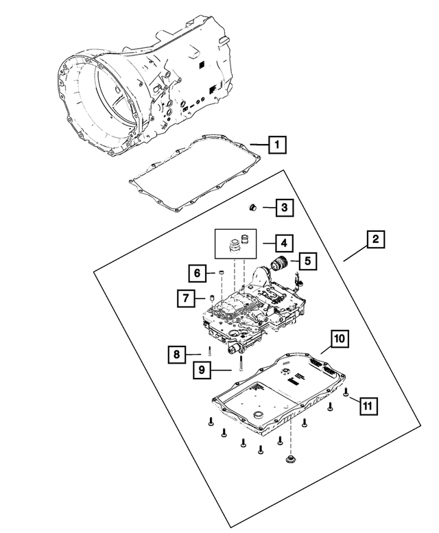 R8402284AA - Transmission: Transmission Valve Body &amp; Control Unit, Remanufactured for Mopar Image image