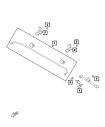 68313171AA - : Rear Suspension Stabilizer Bar for Mopar Image