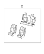 68212440AA - Conversion and Upfit Packages: Interior Leather Kit for Jeep: Wrangler Image