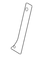 ML3Z99672A28AC - Body: Hinge Cover for Ford Image