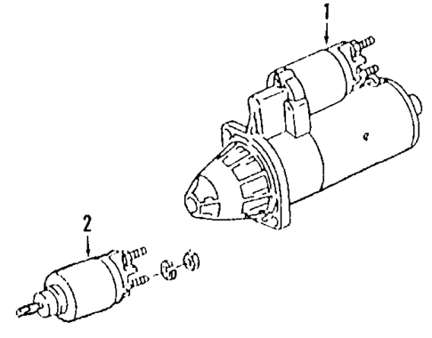 Starter for 2001 Audi Allroad Quattro #0