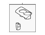 647150E080C0 - Body: Cup Holder for Toyota Image image