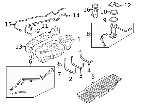 Fuel Pumps & Related Components for 2008 Ford Expedition #0