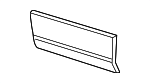 2C6Z1625556AAA - Body: Body Side Molding for Lincoln: Blackwood Image
