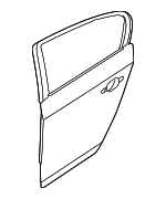 41009628752 - Body: Door Shell for BMW Image