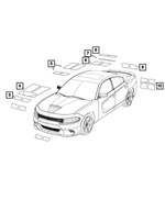 6UQ44KBBAA - : Spoiler Decal for Mopar Image