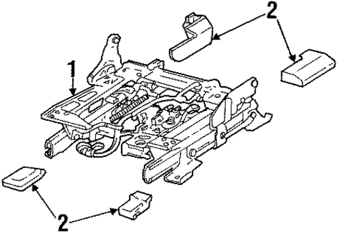 Tracks & Components for 2001 Lincoln Town Car #0