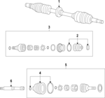 84628893 - : Inner Cv Joint for Chevrolet: Volt Image