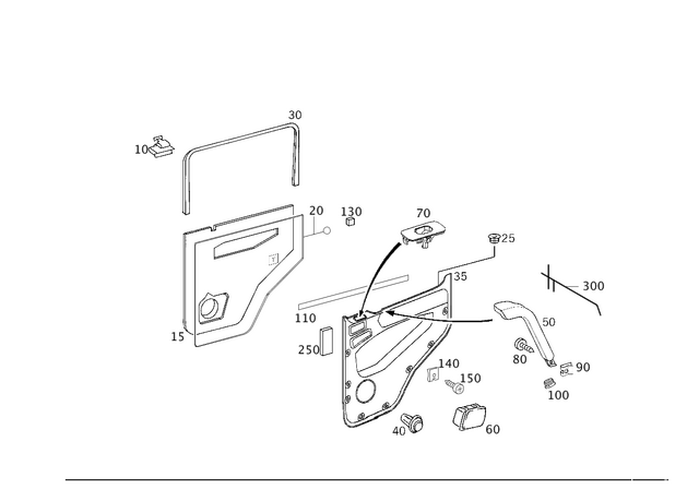 4637250198 - Rear Doors: Sealing Cord for Mercedes-Benz: G55 AMG, G550, G550 4x4, G63 4x4 Squared AMG, G63 AMG, G65 AMG Image image