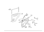 4637250198 - Rear Doors: Sealing Cord for Mercedes-Benz Image