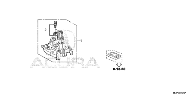 Key Cylinder Components (Smart) for 2013 Acura TL #0