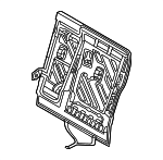 89310CU110NNB - Body: Seat Back Frame for Genesis: GV60 Image