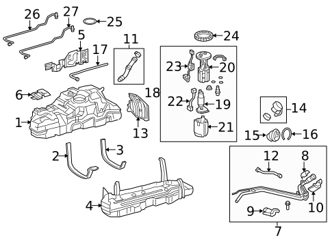 Senders for 2016 Lexus GX460 #0
