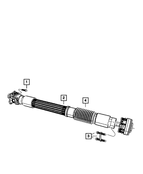 Drive Shaft for 2009 Jeep Wrangler #0
