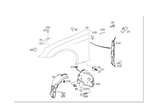 2196260516 - Attachment Parts: Reinforcement for Mercedes-Benz Image