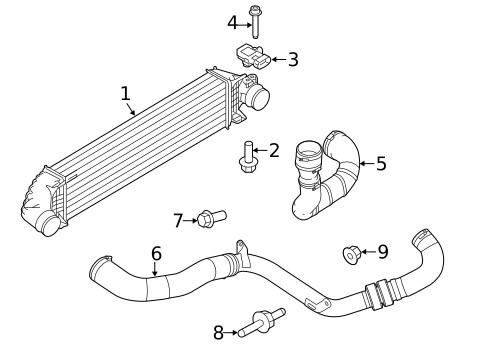 Intercooler for 2013 Ford Focus #0