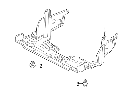 Splash Shields for 2006 Acura MDX #0