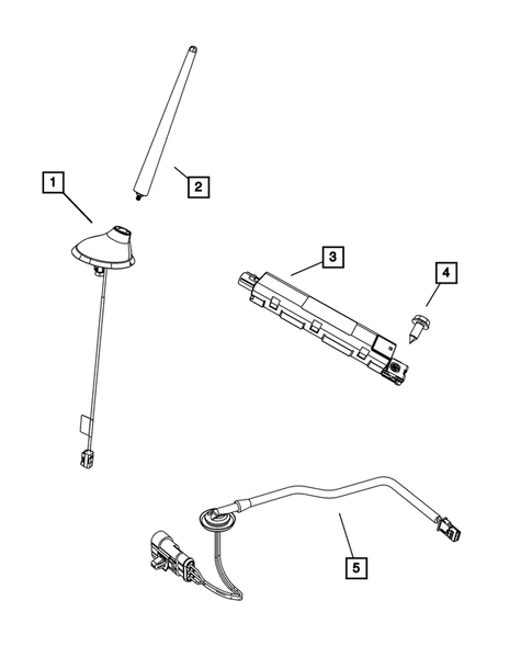Radio, Antenna, Speakers, DVD, and Video systems for 2013 Fiat 500 #2