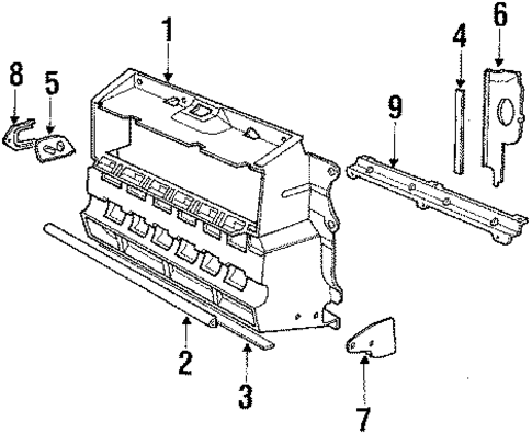 Ducts for 1991 Volvo 780 #0
