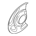 411600W701 - : Splash Shield for Nissan Image